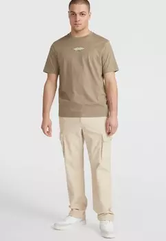 Принт на футболке TEES O'Neill, коричневый