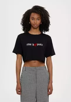 Принт на футболке The Kooples, черный