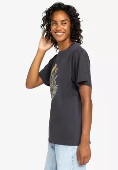 Принт на футболке TO THE SUN Roxy, серый