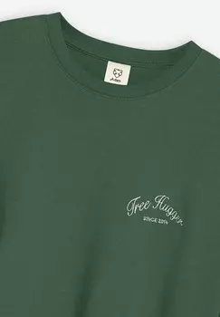Принт на футболке TREEHUGGER A-dam, зеленый
