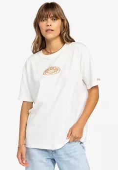 Принт на футболке UNDER THE SKY Roxy, белый