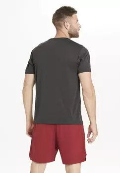 Принт на футболке VIRTUS, черный