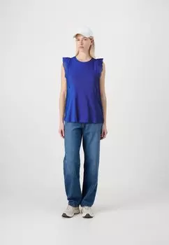 Принт на футболке Vmhollyn Vero Moda, мазарин синий