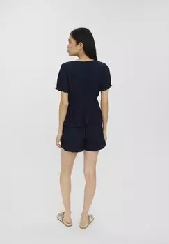Принт на футболке Vmulrikke Broderie Anglais Vero Moda, черный