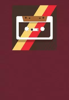 Принт на футболке watapparel, бордовый