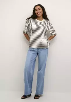 Принт на футболке WINNY 1/2 SLEEVE Kaffe, белый