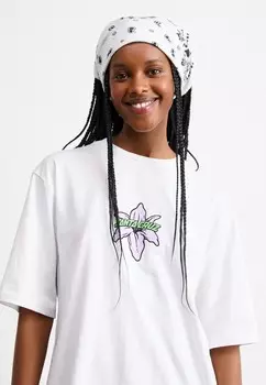 Принт на футболке WOOTEN BIONIC OVERSIZED Santa Cruz, белый