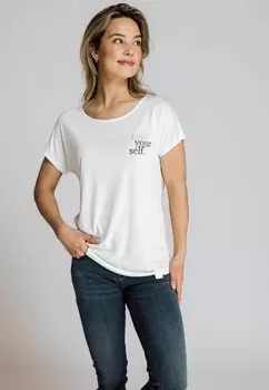 Принт на футболке Zhrill, белый