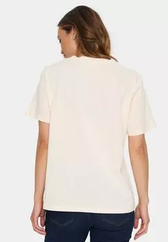 Принт на футболке ZUKA Saint Tropez, светло-желтый