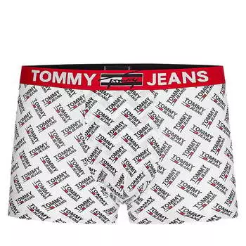 Принт на трусах-боксерах Tommy Jeans, белый