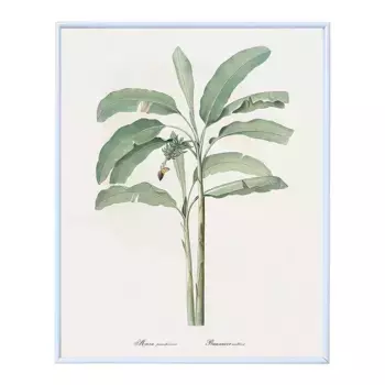 Принт пальмы Dybahl + рамка - El Corte Ingls, белый