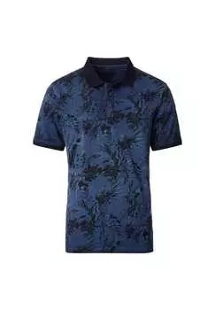 Принт рубашки поло Casamoda, синий