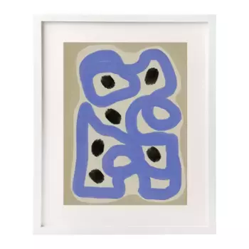 Принт The Poster Club Cells + фоторамка с ковриком Thor El Corte Ingls, белый