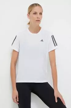 Приобретите беговую футболку Run adidas Performance, белый