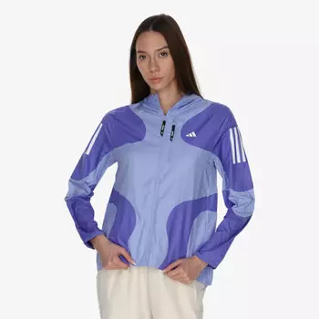Приобретите беговую куртку Adidas, синий