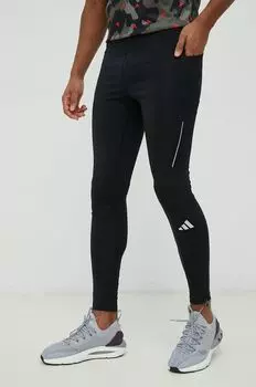 Приобретите беговые леггинсы The Run adidas Performance, черный