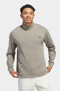 Приподнятая толстовка на молнии 1/4 Adidas Golf, серый