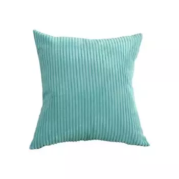 Приятный для кожи чехол на подушку, квадратная плюшевая подушка для дивана, синий цвет воды Stuttg