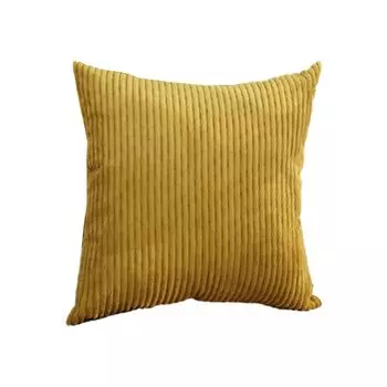 Приятный для кожи чехол на подушку, квадратная плюшевая подушка для дивана, золотой Stuttg