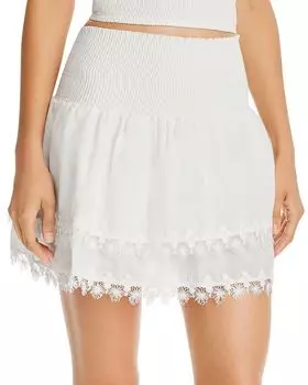 Присборенная мини-юбка Belle, накидка для плавания Peixoto