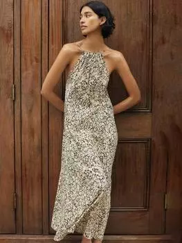 Присборенное макси-платье айи HUSH, разноцветный