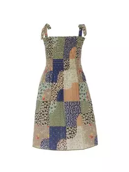 Присборенное платье Lorelei с аппликацией для маленьких девочек и девочек Sea, разноцветный