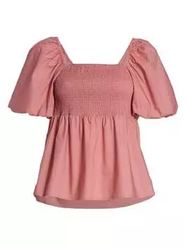 Присборенный топ lifagz Gestuz Dusty rose