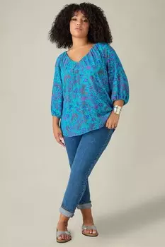 Присборенный верх Live Unlimited, синий