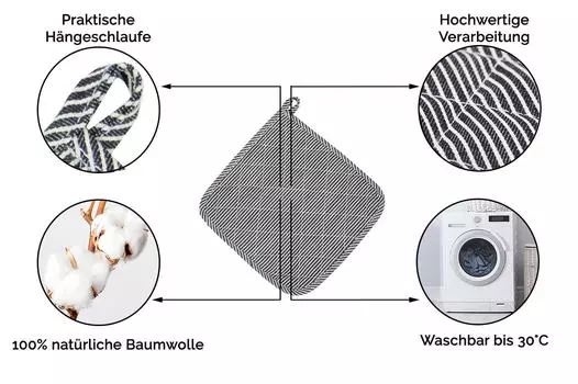 Приставки набор Zollner, черный
