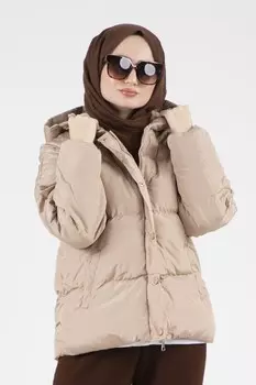 Пристегивающийся пуховик Sevitli, коричневый