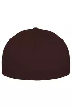 Приталенная бейсболка Flexfit Yupoong, коричневый