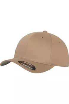 Приталенная бейсболка Flexfit Yupoong, серый