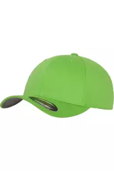 Приталенная бейсболка Flexfit Yupoong, зеленый