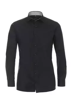 Приталенная деловая рубашка CASAMODA, черный