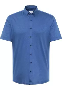 Приталенная деловая рубашка ETERNA, синий