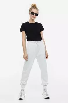 Приталенная футболка H&M, черный