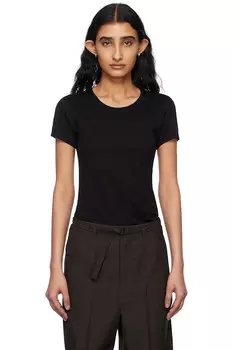 Приталенная футболка Lemaire, черный