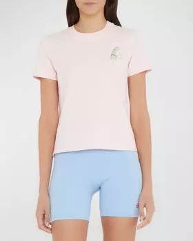 Приталенная футболка с короткими рукавами и принтом Memphis Elements CASABLANCA, цвет Memphis Element