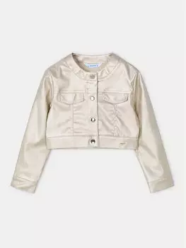 Приталенная переходная куртка 3404 Mayoral, золотой