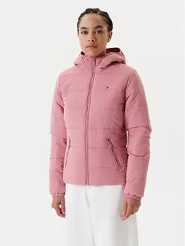 Приталенная переходная куртка DW0DW20959 Tommy Jeans, розовый