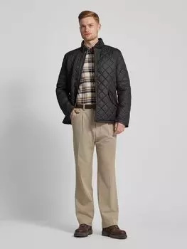 Приталенная повседневная рубашка с воротником на пуговицах Barbour, песочный