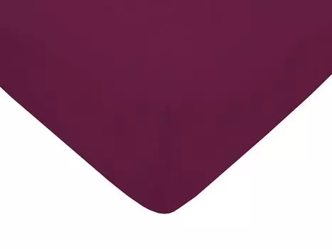 Приталенная простыня махра: цвет махры - бордовый, размер - 160х220 см DUKAL
