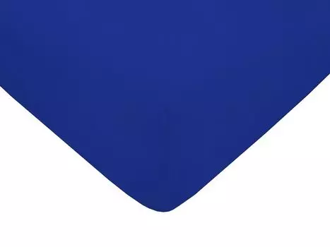 Приталенная простыня махра: цвет махры - королевский, размер - 60х120 - 70х140 см DUKAL