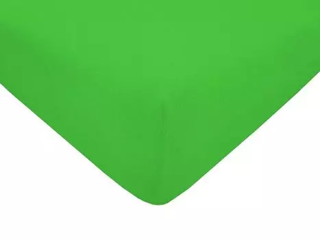 Приталенная простыня махра: цвет махры - яблочно-зеленый, размер - 60х120 - 70х140 см DUKAL