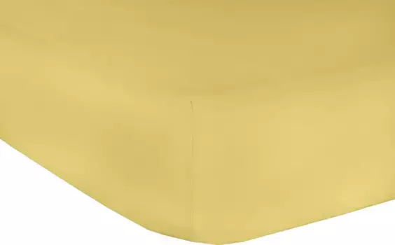 Приталенная простыня Mr. Sandman "Jersey Basic" с эластичным низом 140-160х200 см, 1 шт., цвет goldfarben