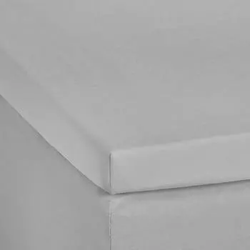 Приталенная простыня vario stretch Kneer, серый