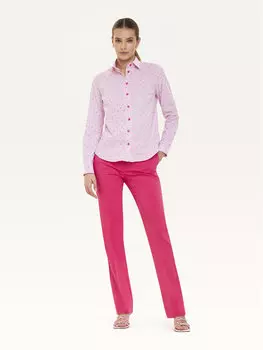 Приталенная рубашка Kmx, розовый