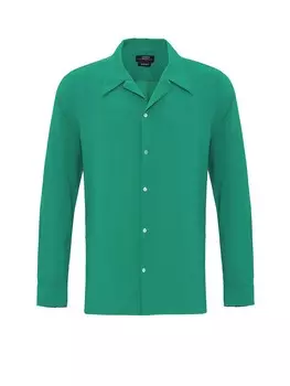 Приталенная рубашка на пуговицах Antioch, зеленый