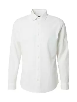 Приталенная рубашка на пуговицах JACK & JONES JJEBreeze, белый