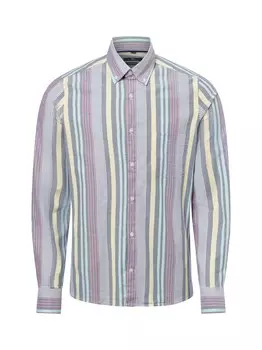Приталенная рубашка на пуговицах Nils Sundstrm, разноцветный